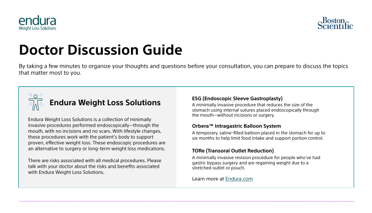 Doctor discussion guide preview.